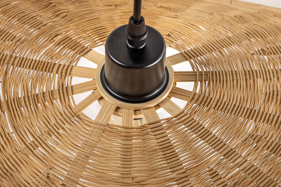 Lampe suspendue ORGANIC LIVING 50cm bambou naturel - 44518