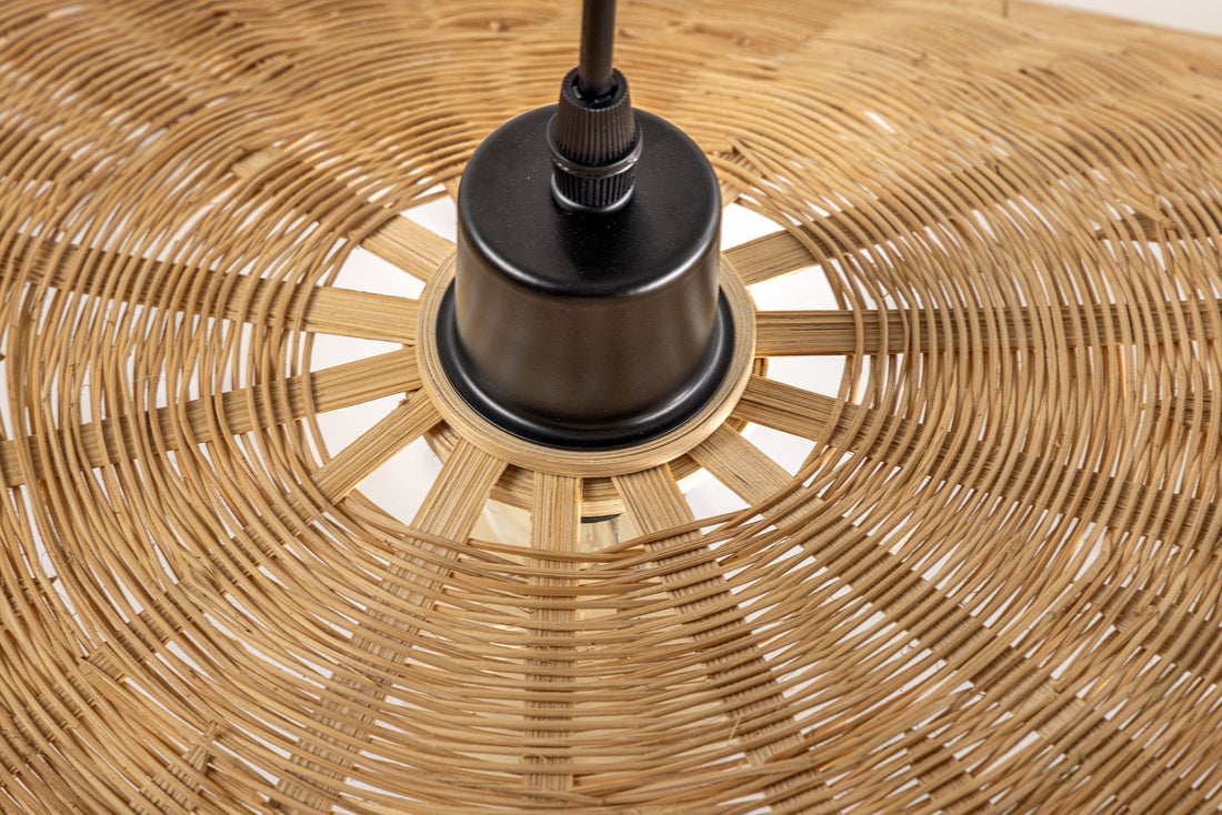 Lampe suspendue ORGANIC LIVING 70cm bambou naturel - 44519