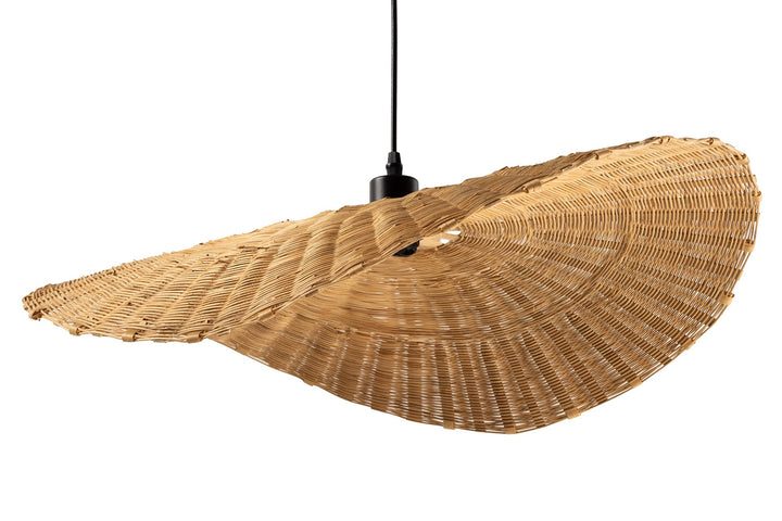 Lampe suspendue ORGANIC LIVING 70cm bambou naturel - 44519