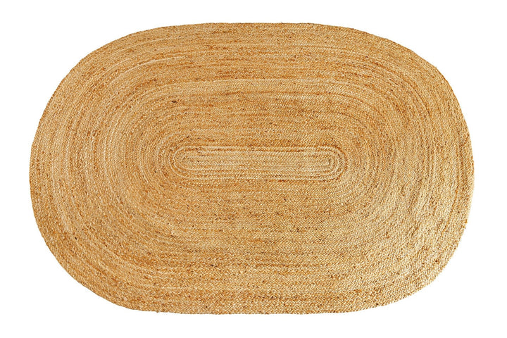 Tapis PURE NATURE 160x230cm jute naturel ovale - 44436