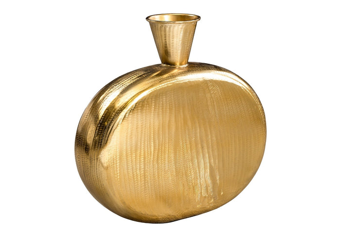 Vase ORIENT XL 65cm marteau effet marteau doré - 44865