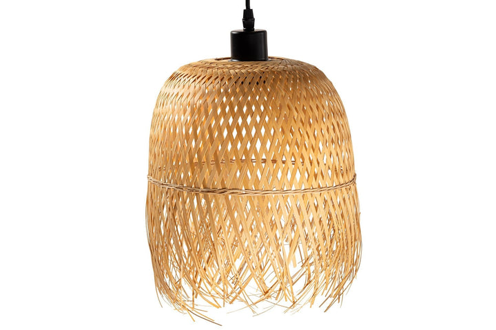Lampe suspendue ORGANIC LIVING 30cm bambou naturel - 40576