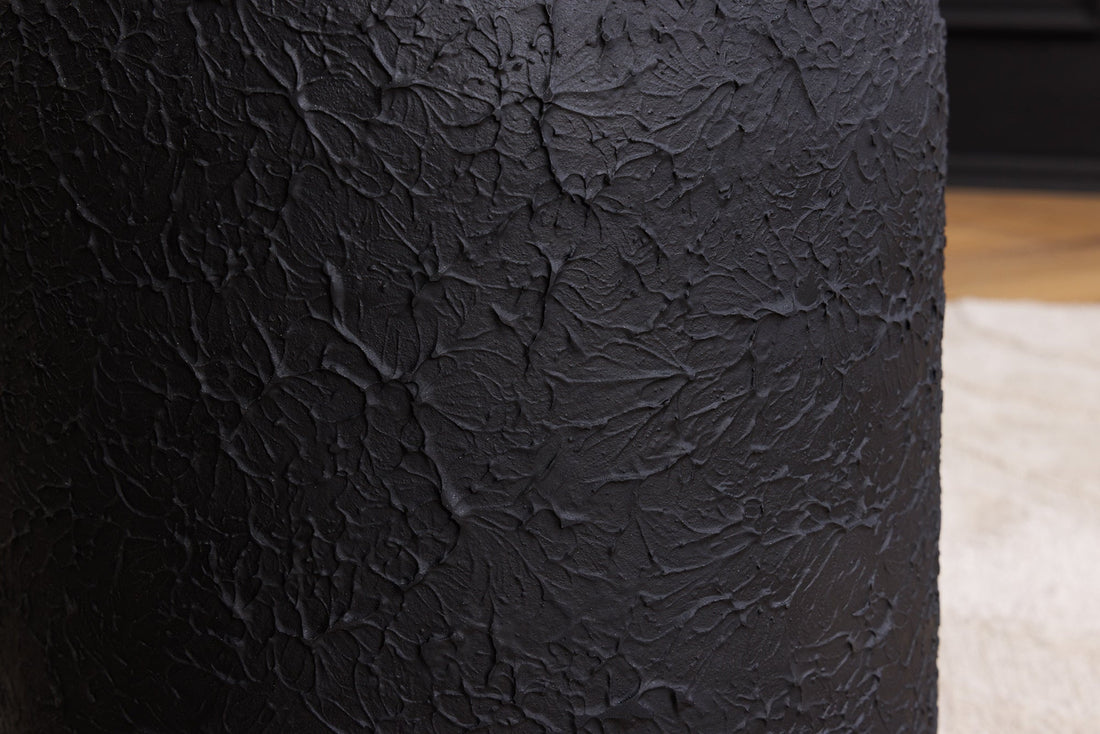Vase SANDGLASS XL 70cm fer noir - 44869