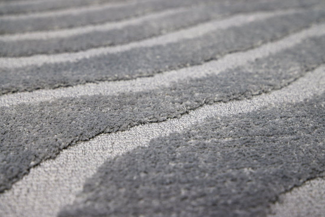 Tapis Wave 170x240cm gris - 43130