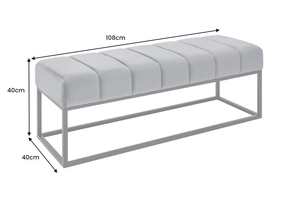 Canapé PETIT BEAUTE 110cm velours menthe - 44268