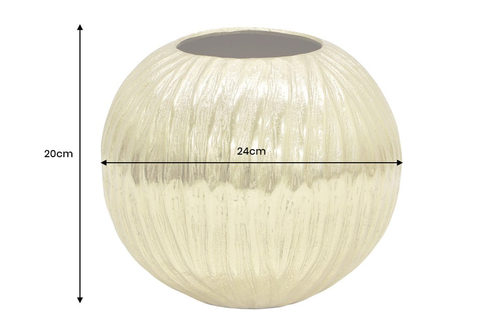 Vase ELEGANCE 20cm avec marteau effet marteau or antique - 44840