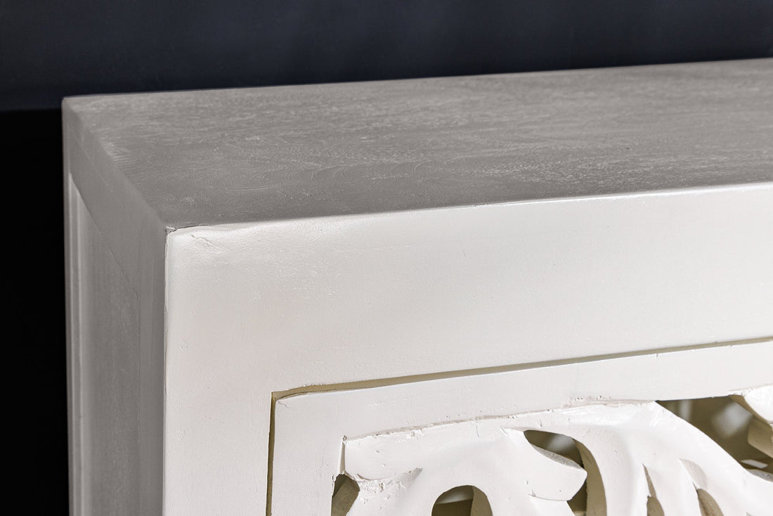 Buffet haut MARRAKECH 140cm en manguier blanc - 43866