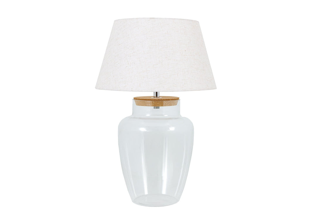 Lampe de table CLASSICO 80cm verre à remplir - 44816