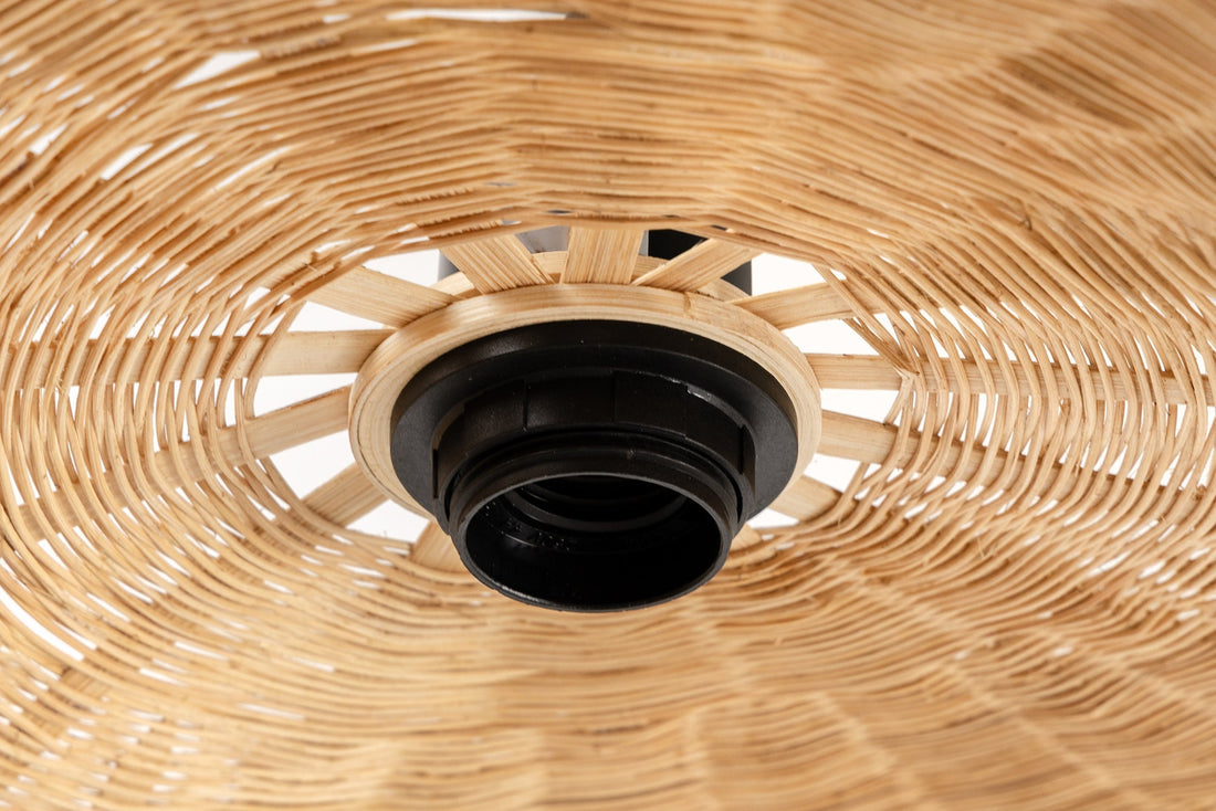 Lampe suspendue ORGANIC LIVING 50cm bambou naturel - 44518