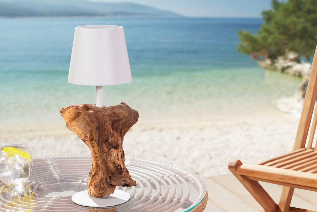 LampenkLED lampe de table à piles HYPNOTIC TO GO 30cm blanc naturel rechargeable avec variateur tactile sans câble - 44099