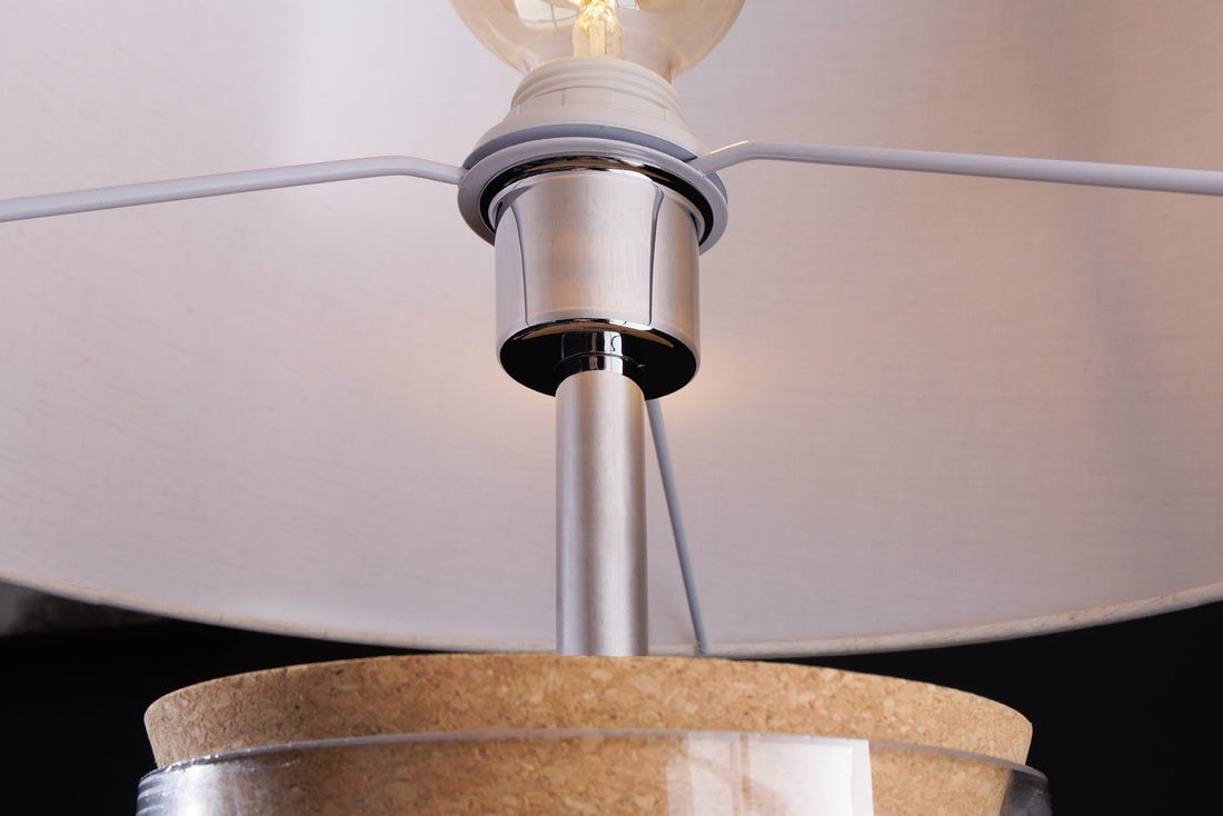 Lampe de table CLASSICO 60cm verre à remplir - 44817