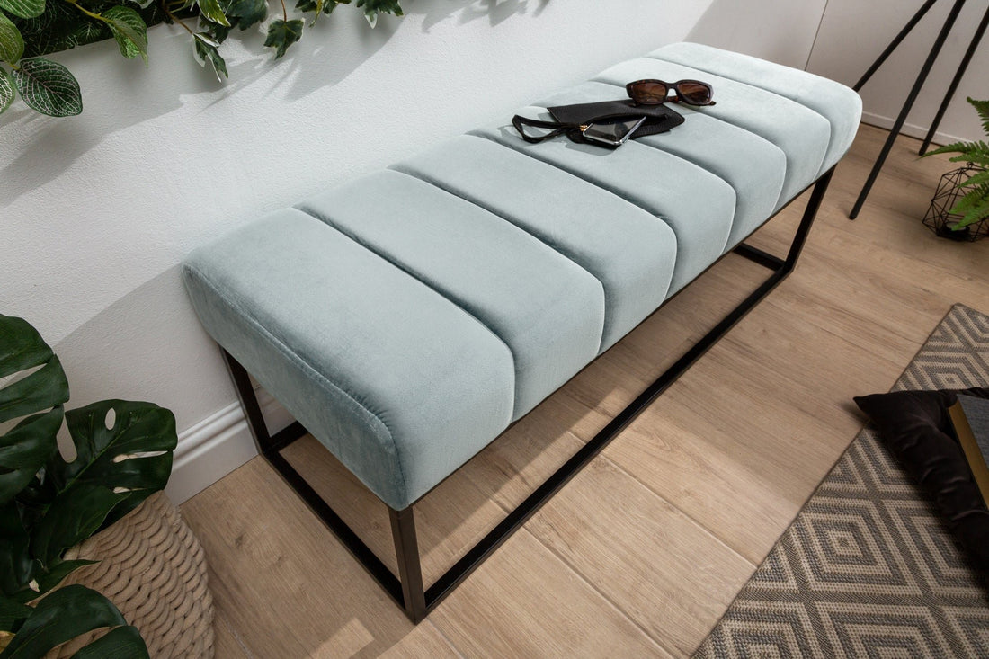 Canapé PETIT BEAUTE 110cm velours menthe - 44268