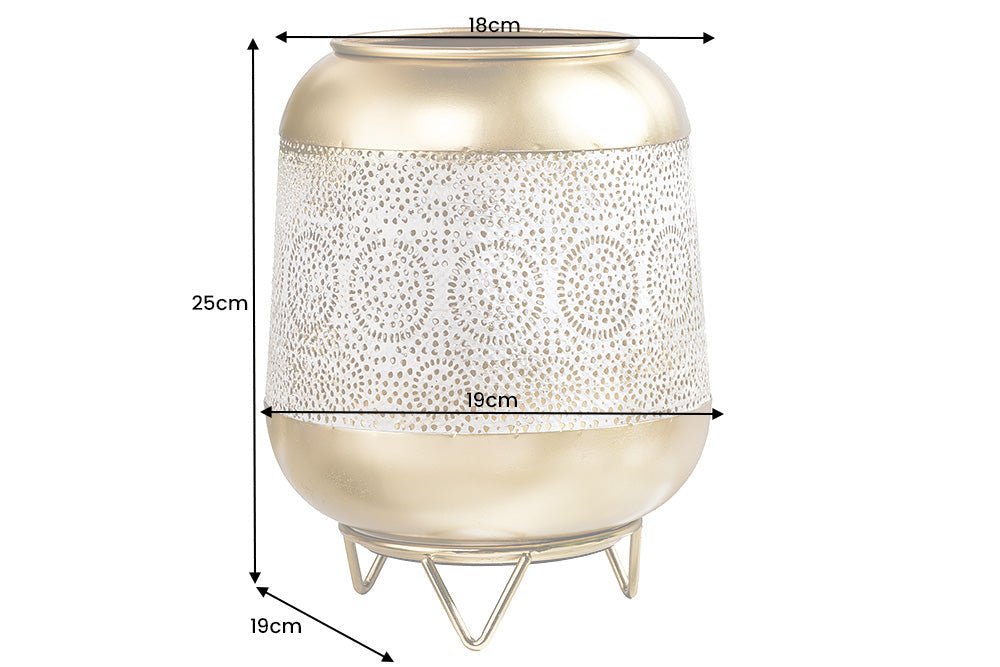 Lanterne ORIENT 25cm or antique - 43827