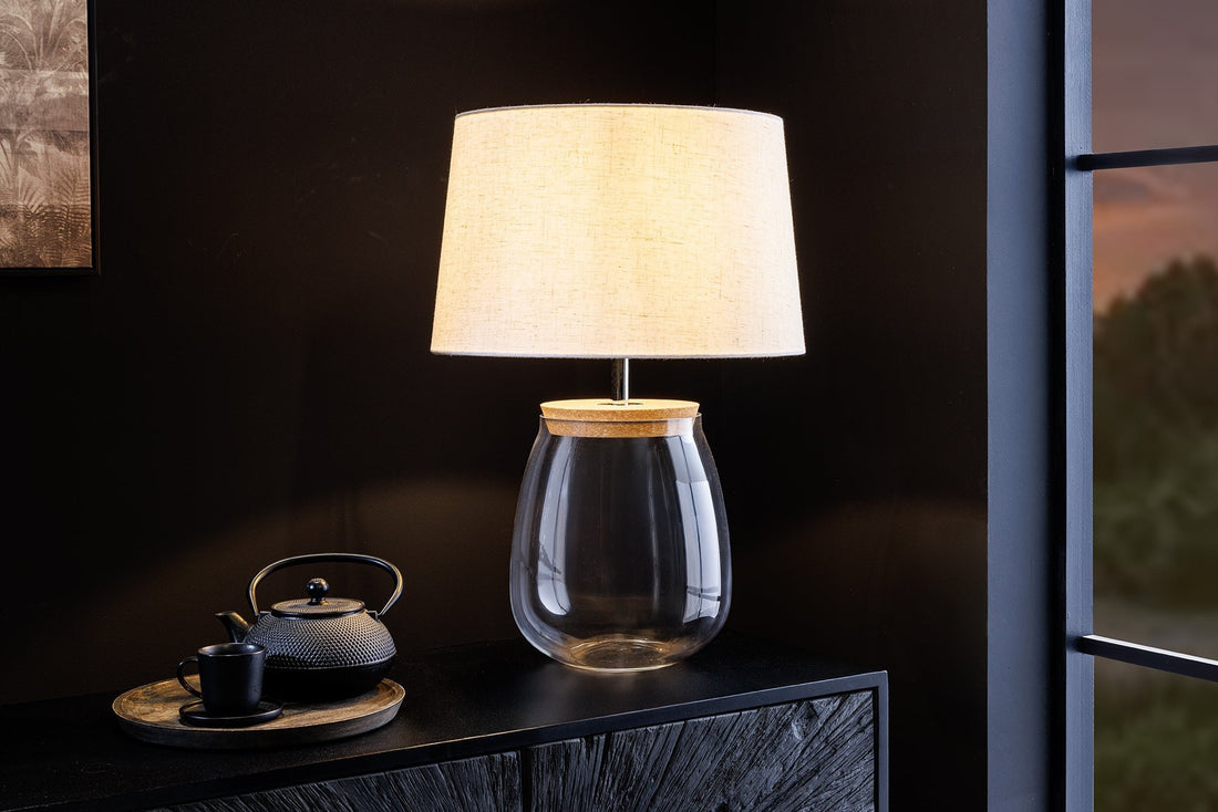 Lampe de table CLASSICO 60cm verre à remplir - 44817