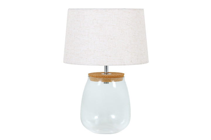 Lampe de table CLASSICO 60cm verre à remplir - 44817