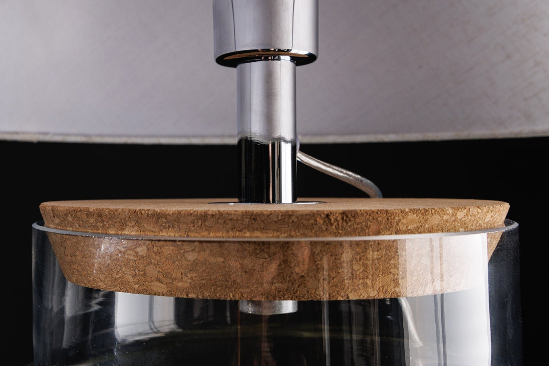 Lampe de table CLASSICO 80cm verre à remplir - 44816
