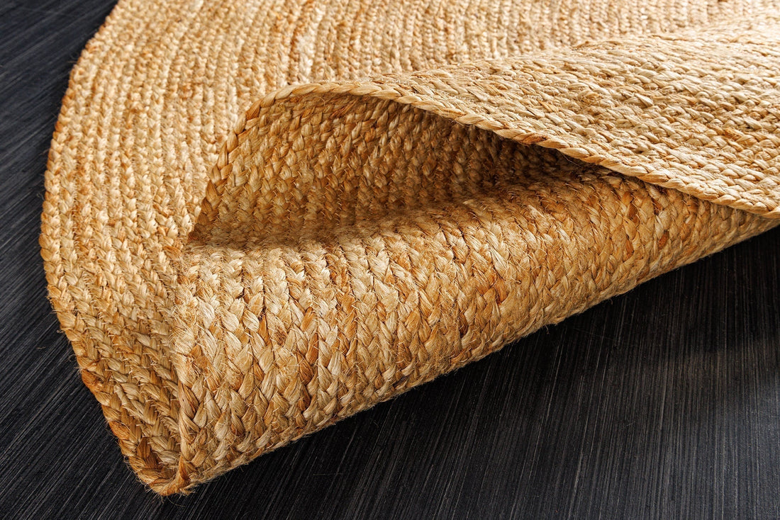 Tapis PURE NATURE 160x230cm jute naturel ovale - 44436