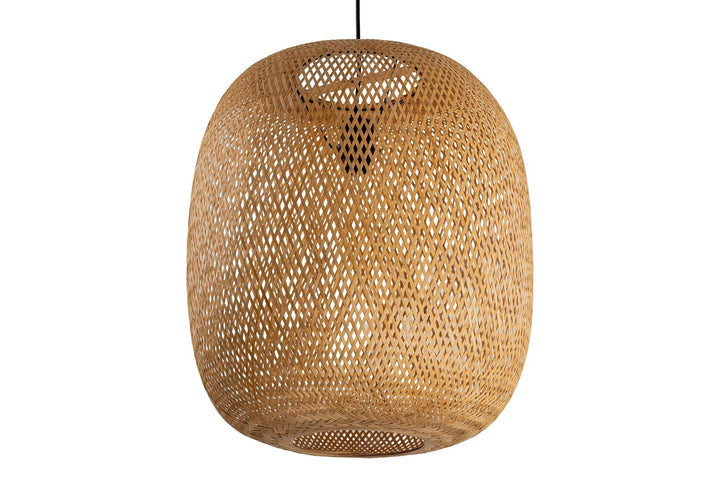 Lampe suspendue ORGANIC LIVING 50cm bambou naturel - 40591