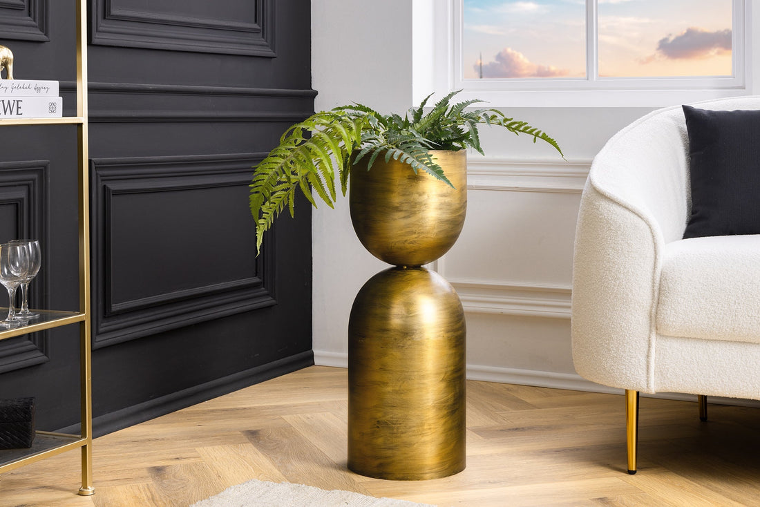 Vase SANDGLASS XL 70cm fer laiton - 44868
