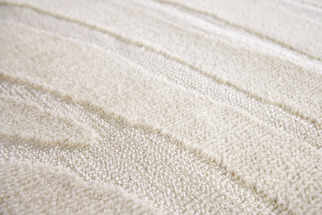 Tapis Wave 170x240cm beige crème - 43129