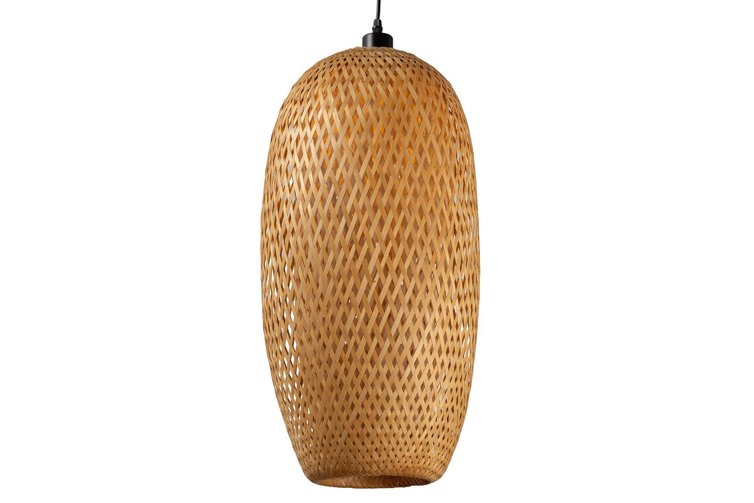 Lampe suspendue ORGANIC LIVING 60cm bambou naturel - 40579