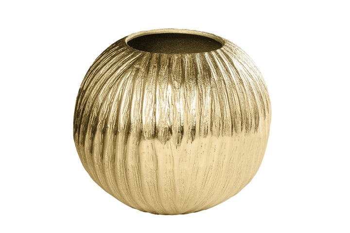 Vase ELEGANCE 20cm avec marteau effet marteau or antique - 44840