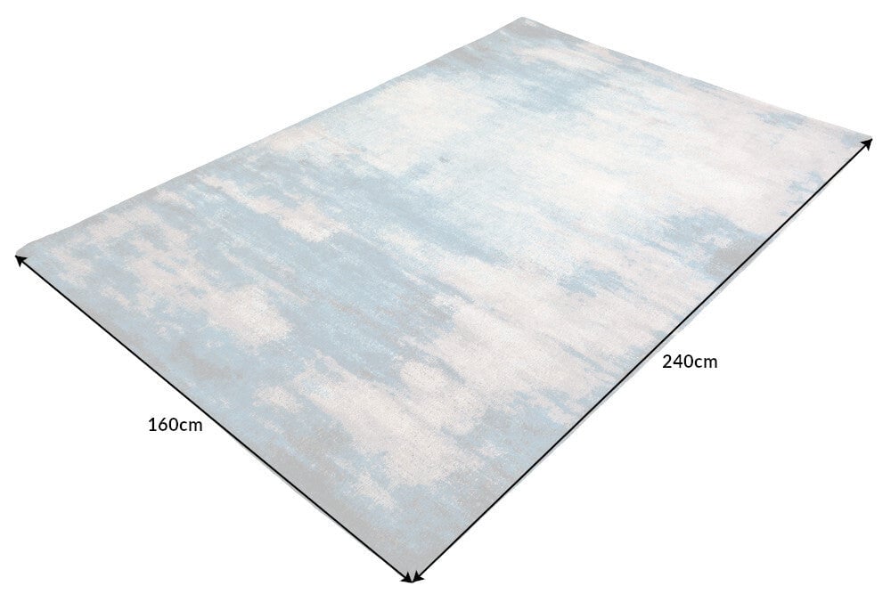 Tapis MARBLE 160x240cm bleu royal or - 44432