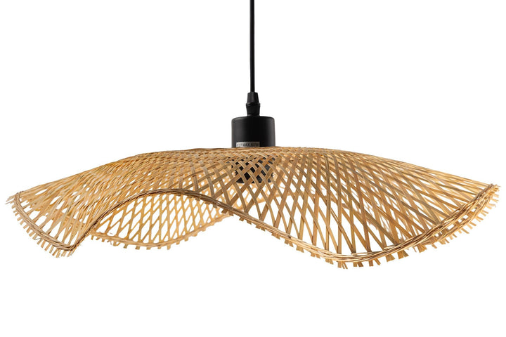 Lampe suspendue ORGANIC LIVING 70cm bambou naturel - 44521