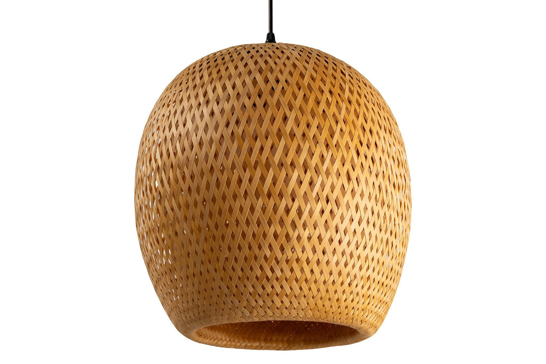 Lampe suspendue ORGANIC LIVING 35cm bambou naturel - 40578