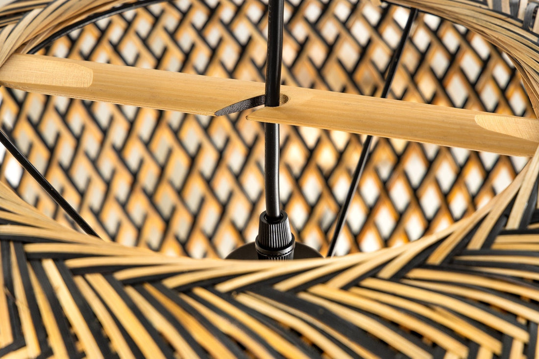 Lampe suspendue ORGANIC LIVING 45cm Bambou naturel - 40589