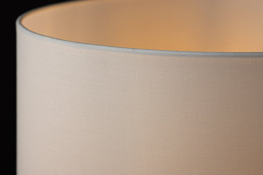 Lampe de table GATSBY 50cm bois de saule et pin abat-jour blanc naturel - 44496