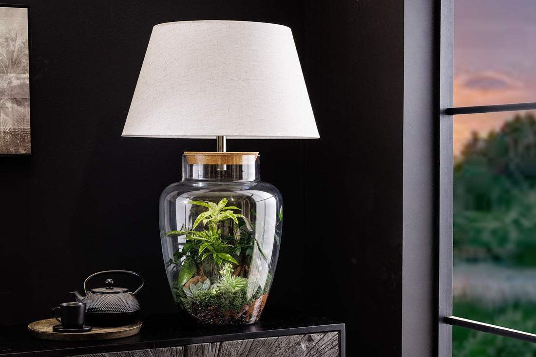 Lampe de table CLASSICO 80cm verre à remplir - 44816