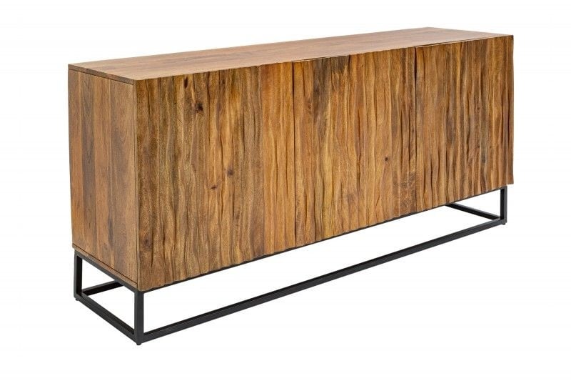Buffet massif AMAZONAS 160 cm en manguier naturel design façade - 40050