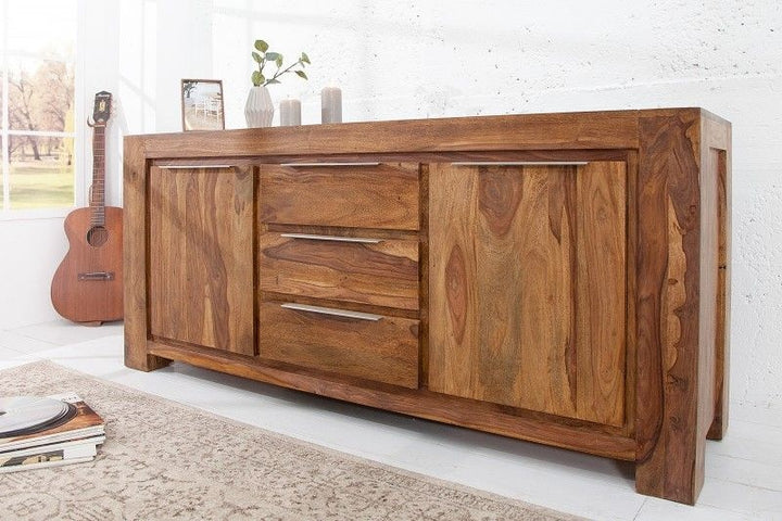 Buffet Massives MAKASSAR 175cm Commode Sheesham Palissandre - 18810