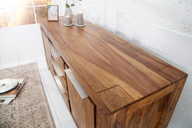 Buffet Massives MAKASSAR 175cm Commode Sheesham Palissandre - 18810