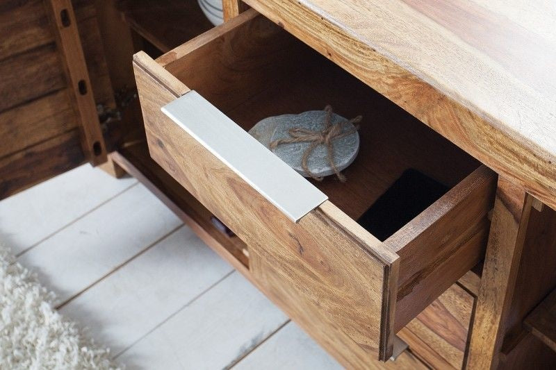 Buffet Massives PURE 135cm finition pierre de Sesham Palissandre - 22686