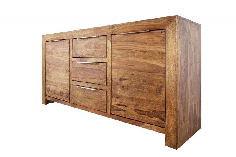 Buffet Massives PURE 135cm finition pierre de Sesham Palissandre - 22686