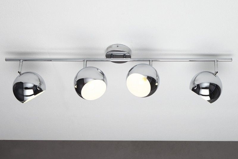 Plafonnier moderne BUBBLE 105cm lampe suspendue chrome argenté - 11168