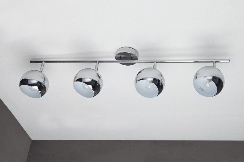 Plafonnier moderne BUBBLE 105cm lampe suspendue chrome argenté - 11168