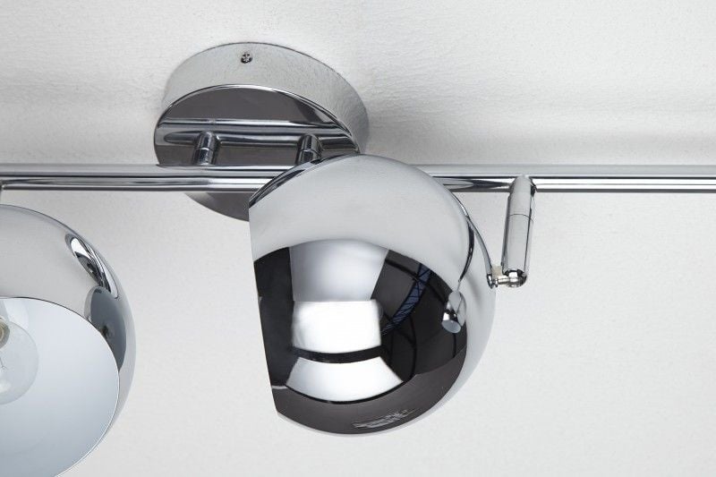 Plafonnier moderne BUBBLE 105cm lampe suspendue chrome argenté - 11168