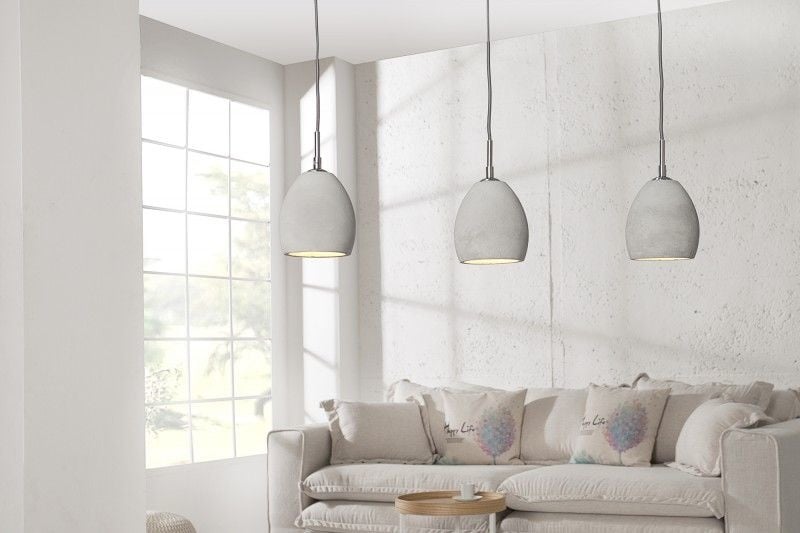 Lampe à suspension design en béton CEMENT-COLLECTION III Design Industriel - 36242