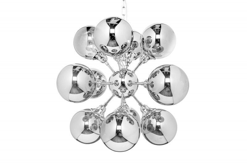 Lampe à suspension extravagante GALAXY 72cm lampe à suspension argentée Design Moderne - 39101
