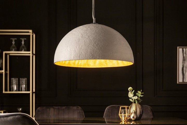 Lampe à suspension design élégante GLOW 50cm lampe à suspension en or blanc - 36318