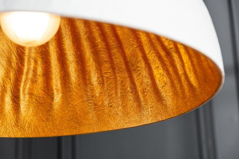 Lampe à suspension design élégante GLOW 50cm lampe à suspension en or blanc - 36318