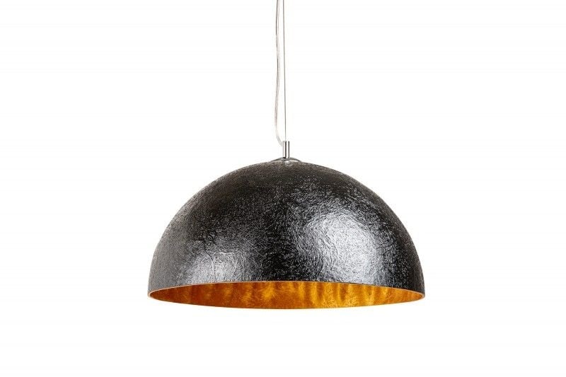 Lampe à suspension design élégante GLOW 50cm lampe à suspension en or noir - 10717