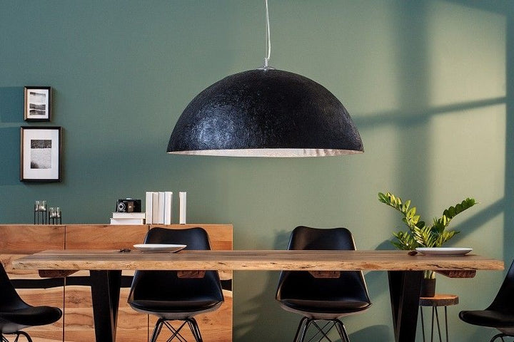 Lampe à suspension design élégante GLOW 70cm lampe à suspension noir argent - 38295