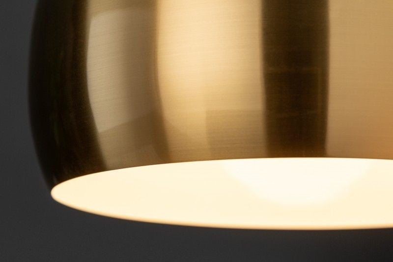 Lampe à suspension moderne GOLDEN BALL 30cm lampe à suspension dorée réglable en hauteur - 39439