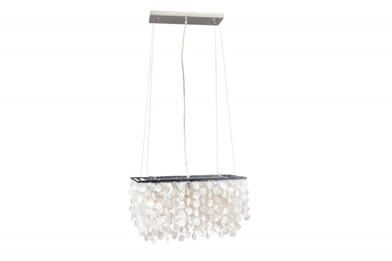 Lampe à suspension design SHELL REFLECTIONS 80cm lampe coquillage nacre - 22850