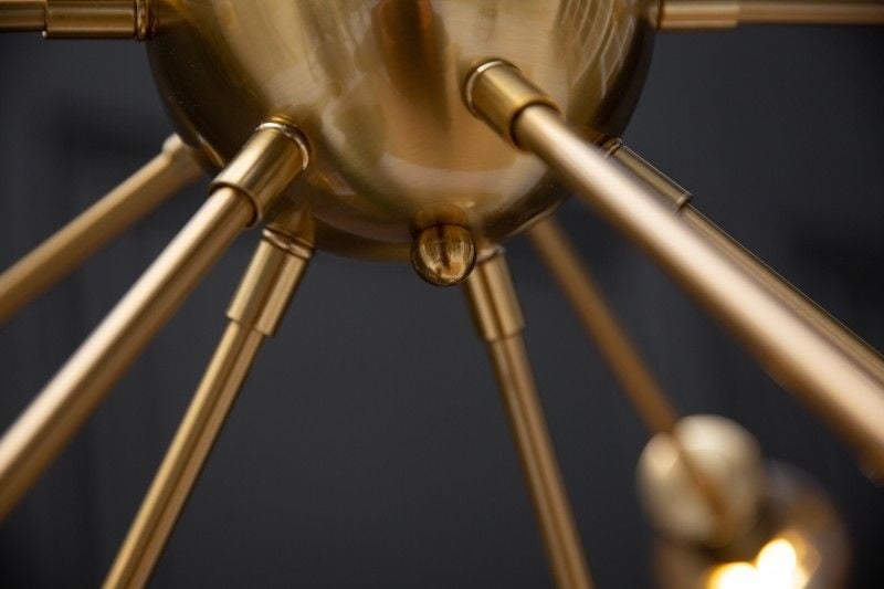 Lampe à suspension élégante SPUTNIK 87cm dorée avec 14 bras lumineux - 41108