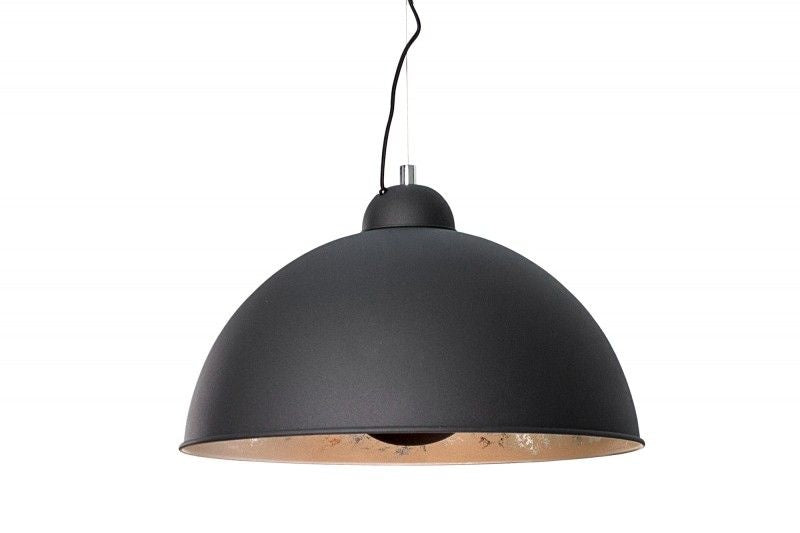 lampe à suspension design industriel STUDIO 55m lampe à suspension aspect feuille d'argent noir - 36595